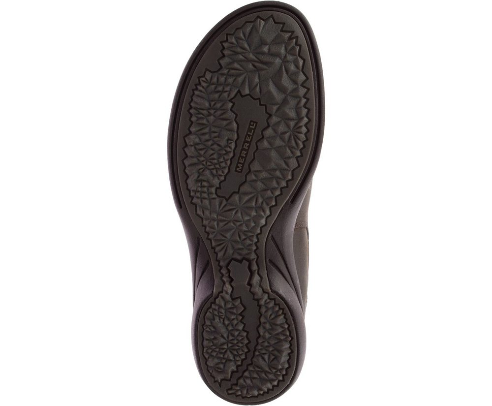 Merrell Boots Brown - Andover Peak Waterproof - Womens 34CQPIJBY